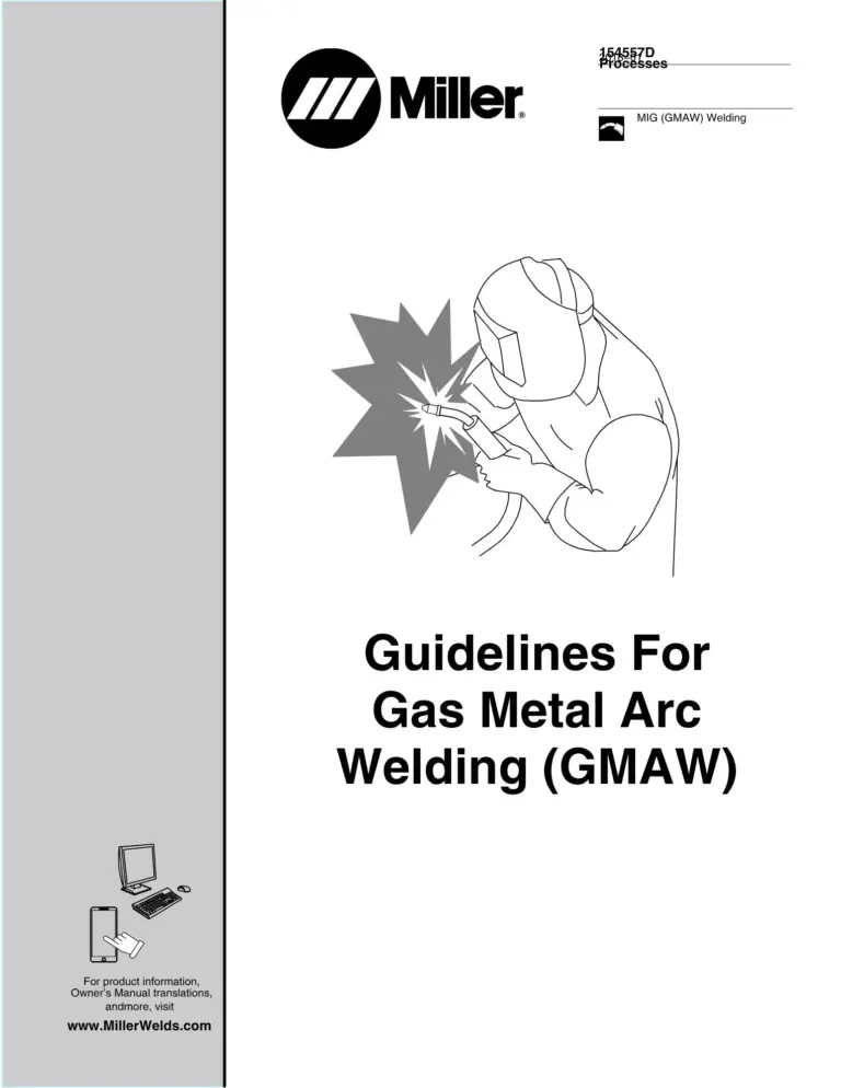 154557d Guidelines for Gas Metal Arc Welding (GMAW)
