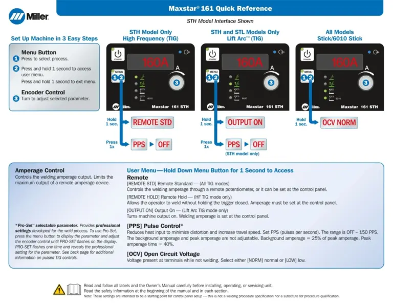 Maxstar OFI Quick Reference-277686A